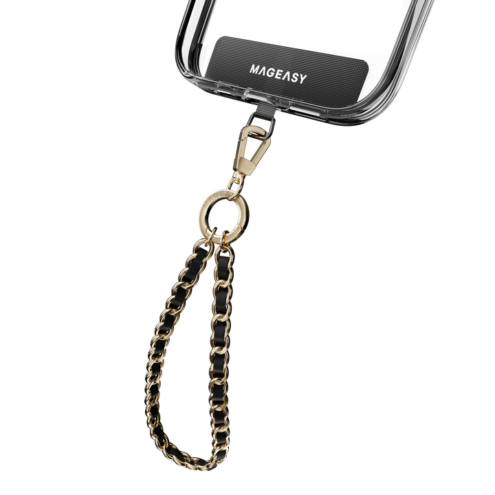 9mm Chic Chain Wrist Strap + Strap Card