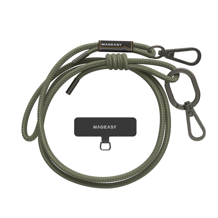 The MAGEASY 6mm army green STRAP and a STRAP CARD.